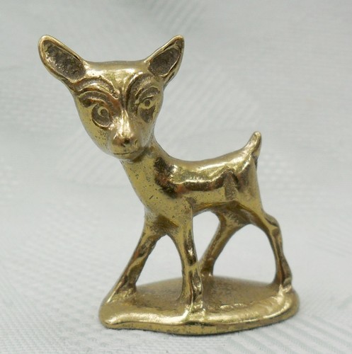 Bambi messing figur gluttöter - bambi,