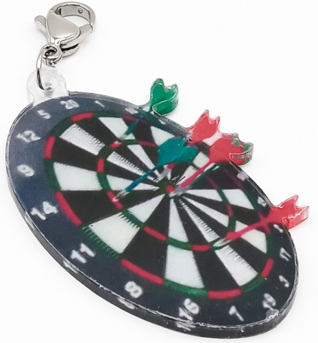 Dartscheibe charm clip - dartscheibe,