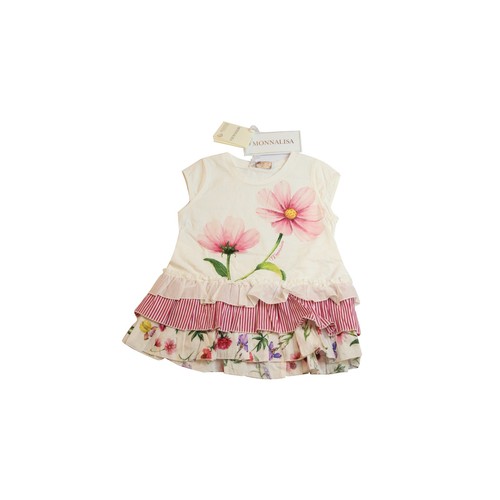 Monnalisa kleid mädchen creme - monnalisa,