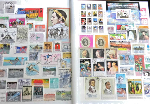 Briefmarken album mit - album,