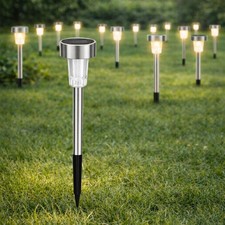 24-er LED Solarleuchte aus