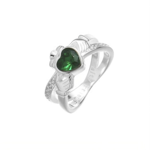 Sterling silver claddagh ring - claddagh,