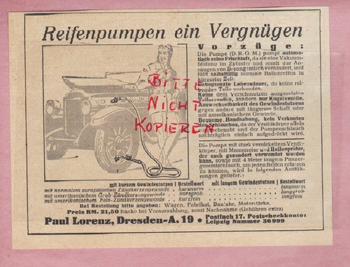 Dresden werbung 1930 paul - dresden,,