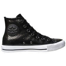 Converse EU 37,5 UK 5 Chucks Schwarz Leder SNAKE Chuck Taylor All Star 545015