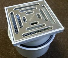 Kellerablauf Bodenablauf 150 x 150 15 x 15 DN100 Entwässerung Ablauf Dallmer V2A