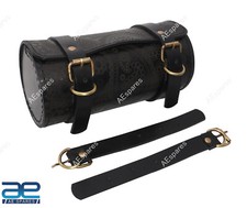 Universal Gabeltasche für Harley Werkzeugrolle rund Motorrad Satteltasche Lenker