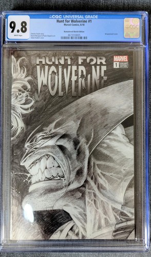 Hunt for wolverine cgc - wolverine, 9.8
