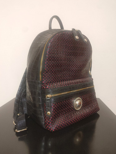 Versace jeans rucksack schwarz - rucksack,