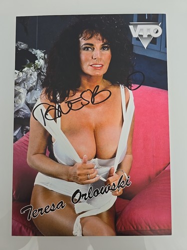 Teresa orlowski autogrammkarte - teresa,