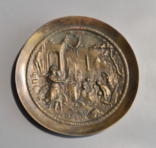 Antik Bronze Teller Minerva