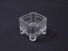 Antike Jugendstil Design Glas Saliere Glafey Sonnenblock Vintage um 1910 Werbung