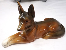 Schäferhund sitzend - ca 1955