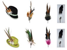 Hutfeder für Dindlhut Trachtenhut Damen Hutschmuck Federnschmuck Oktoberfest