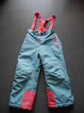 Kiki & Koko *  Mädchen Skihose Latzhose hellblau rosa Gr. 122