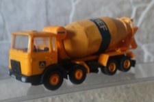 Kibri   10254  (Spur H0)  MAN  Betonmischer  HOCH + fertig  gebaut - selten