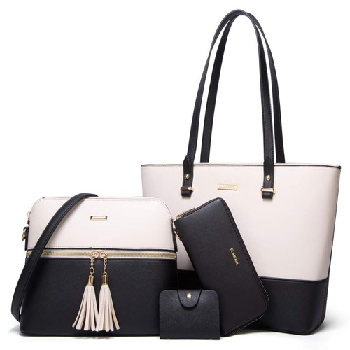 Handtasche damen teilig tote - handtasche, 4-teilig