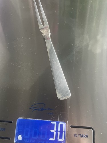 Aufschnittsgabel silber 800 - silber,