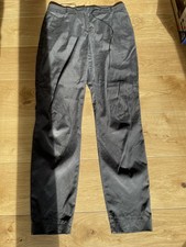 RENE LEZARD Stoffhose Damen Hose Pants Business Gr. EU 34 Baumwolle grau