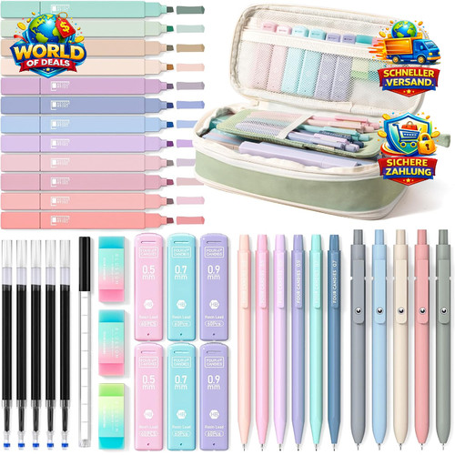 Schulsachen set stück mit - schulsachen,