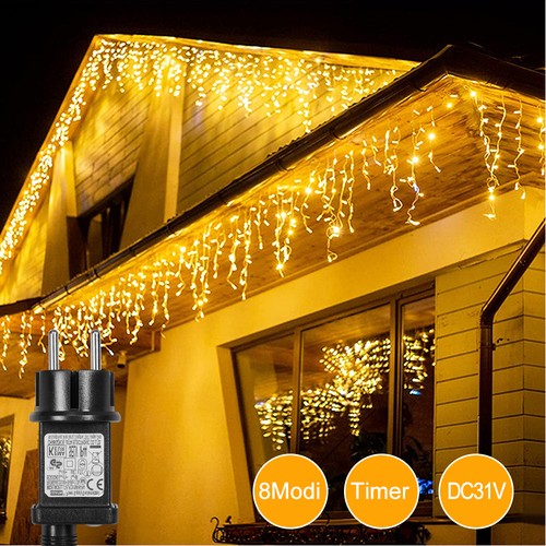 Led lichterkette eisregen - lichterkette, 5m