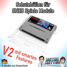 Schutzhüllen SNES Spiele Modul V2 0,35mm Super Nintendo Game Cartridge Case