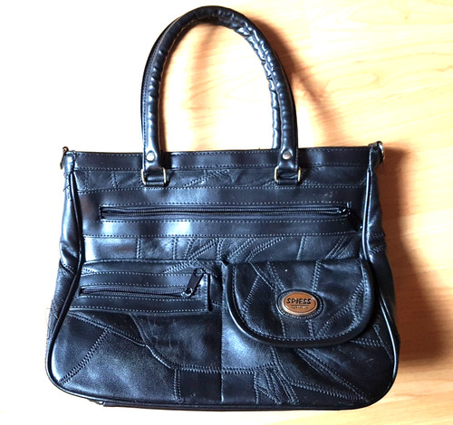 Damen tasche schwarz weiches - -schwarz,