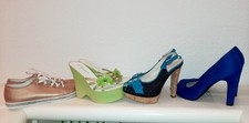 SCHUHPAKET 4 Paar Damenschuhe