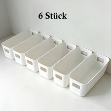 6 kleine Plastikkörbe