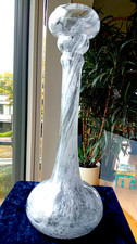 XL Große schwere Glas Vase -