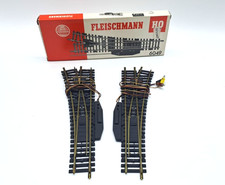 Fleischmann 1:87 H0 6049  Weichen Paar rechts / links elektrisch in OVP