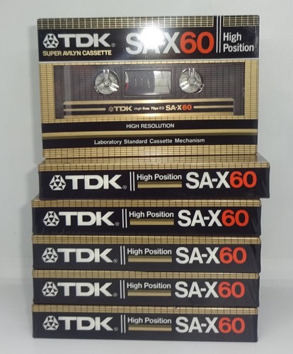 Tape tdk x 60 - sa-x,