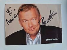 BERND STELTER AUTOGRAMM ORIGINAL SIGNIERT AUTOGRAPH  AUTOGRAMMKARTE 