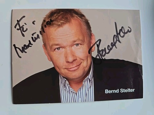 Bernd stelter autogramm - bernd,