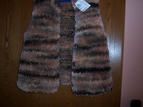 Damenweste handgestrickt
