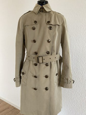 BURBERRY Mantel Trenchcoat Beige Sand Farbe Gr. 38 DE Uk10 Länge 90 cm