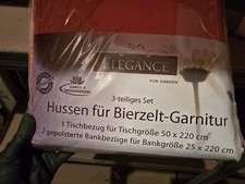 Hussen Für Bierzelt Garnitur 3 Teilig Set Gepolsterte Bankbezüge