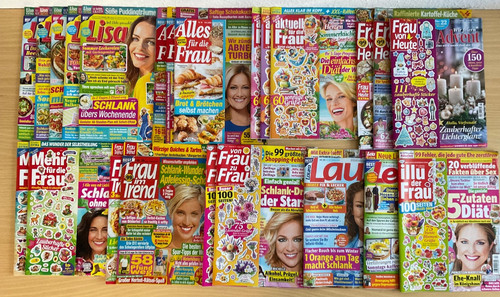 Frauenzeitschriften stück - 23,