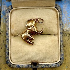 Vintage 9k massives Gelbgold