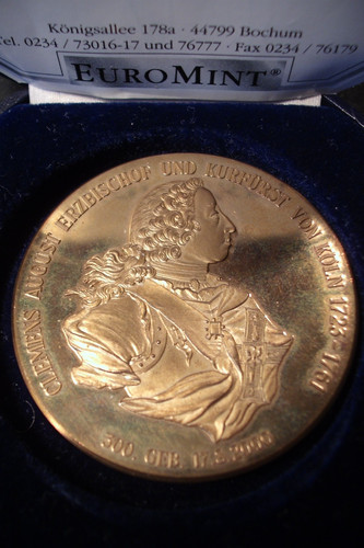 Bronzemedaille auf clemens - auf,