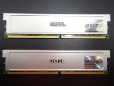 GeiL 2GB (2x1GB) DDR2 GX22GB6400DC PC2-6400 DDR2-800 CL=5-5-5-15 1.8V #R1169