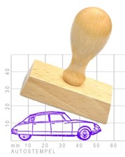 Citroen DS 1955 classic car Oldtimer Stempel Autostempel -  rubberstamp