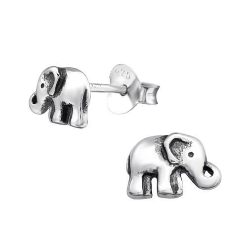 Elefant kinder ohrringe 925 - kinder,