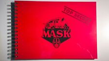 "TOP SECRECT" M.A.S.K Red Book No. 01 Ultra Rare MASK VENOM RHINO THUNDERHAWK