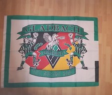 Gladbach Nordkurve  Fahne Flagge   131 x 98 cm  RARITÄT 