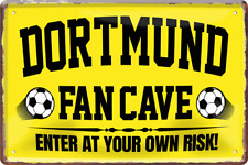  ''Dortmund Fan Cave'' 20x30cm Blechschild