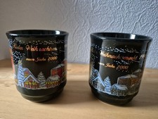 2 x Becher Tasse Glühwein Kieler Weihnachtsmarkt 1999
