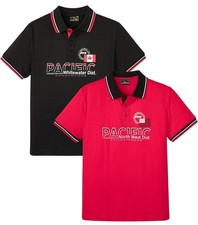 2er Pack Poloshirt aus