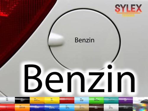 Benzin sticker aufkleber - sticker, 2x