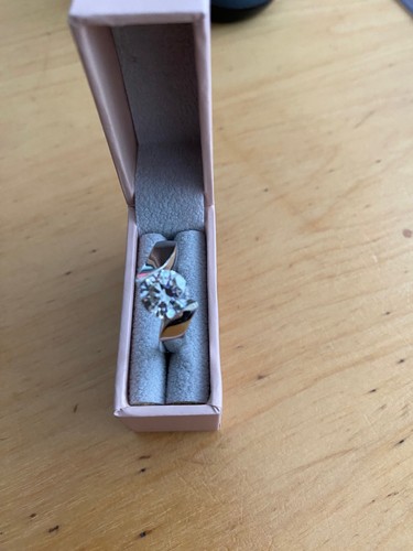 Diamonique silberring mit - diamonique,