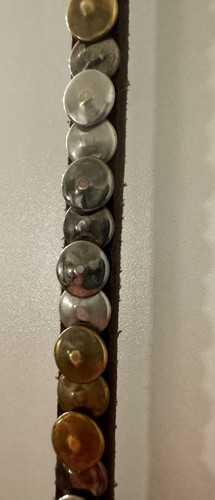 Schmaler nieten gürtel 102 - nieten-gürtel, cm